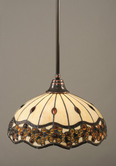 Stem One Light Pendant in Black Copper (200|26-BC-997)