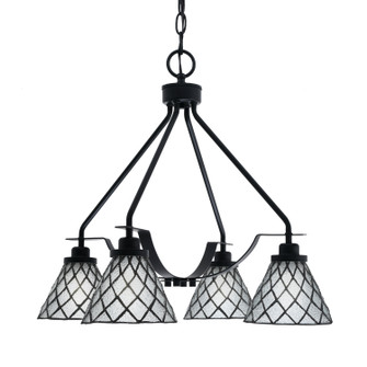 Odyssey Three Light Chandelier in Matte Black (200|2604-MB-9185)