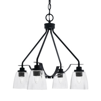 Odyssey Three Light Chandelier in Matte Black (200|2604-MB-461)