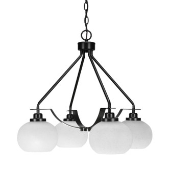 Odyssey Three Light Chandelier in Matte Black (200|2604-MB-212)