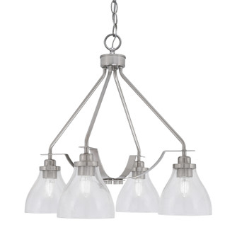 Odyssey Three Light Chandelier in Brushed Nickel (200|2604-BN-4760)