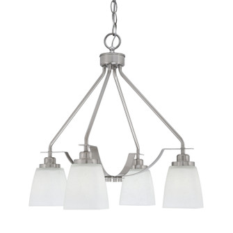 Odyssey Three Light Chandelier in Brushed Nickel (200|2604-BN-460)