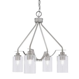 Odyssey Three Light Chandelier in Brushed Nickel (200|2604-BN-300)