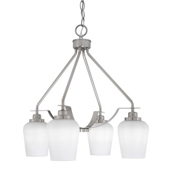 Odyssey Three Light Chandelier in Brushed Nickel (200|2604-BN-211)