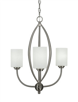 Marquise Three Light Chandelier in Brushed Nickel (200|2413-BN-310)