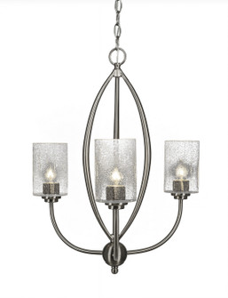 Marquise Three Light Chandelier in Brushed Nickel (200|2413-BN-300)