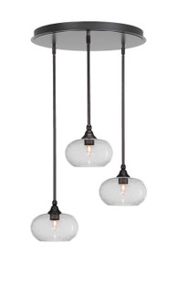 Empire Three Light Pendalier in Espresso (200|2183-ES-204)