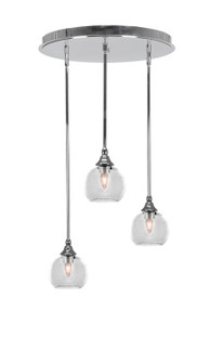 Empire Three Light Pendalier in Chrome (200|2183-CH-4100)