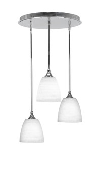 Empire Three Light Pendalier in Chrome (200|2183-CH-4071)