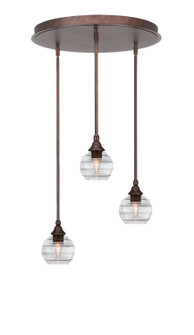 Empire Three Light Pendalier in Bronze (200|2183-BRZ-5110)