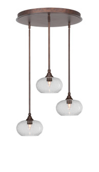 Empire Three Light Pendalier in Bronze (200|2183-BRZ-204)