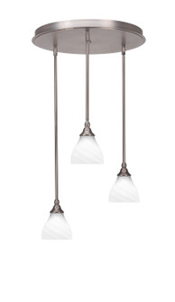 Empire Three Light Pendalier in Brushed Nickel (200|2183-BN-4761)