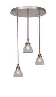 Empire Three Light Pendalier in Brushed Nickel (200|2183-BN-4760)