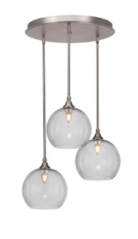 Empire Three Light Pendalier in Brushed Nickel (200|2183-BN-4350)