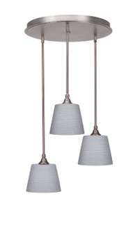 Empire Three Light Pendalier in Brushed Nickel (200|2183-BN-4082)