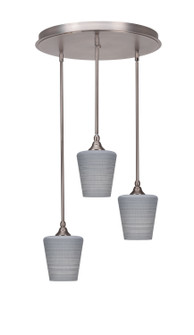 Empire Three Light Pendalier in Brushed Nickel (200|2183-BN-4032)