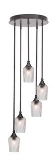 Empire Five Light Pendalier in Espresso (200|2145-ES-4250)