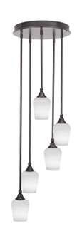 Empire Five Light Pendalier in Espresso (200|2145-ES-211)