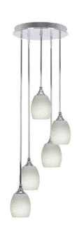 Empire Five Light Pendalier in Chrome (200|2145-CH-615)