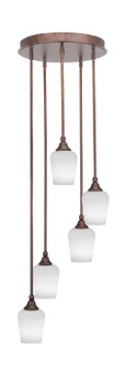 Empire Five Light Pendalier in Bronze (200|2145-BRZ-211)