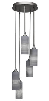 Empire Five Light Mini Pendant in Brushed Nickel (200|2145-BN-4092)