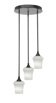 Empire Three Light Cluster Pendalier in Espresso (200|2143-ES-681)