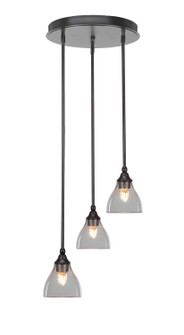 Empire Three Light Cluster Pendalier in Espresso (200|2143-ES-4760)