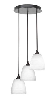 Empire Three Light Cluster Pendalier in Espresso (200|2143-ES-4071)