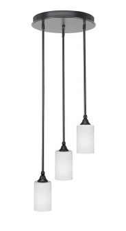 Empire Three Light Cluster Pendalier in Espresso (200|2143-ES-4061)