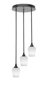 Empire Three Light Cluster Pendalier in Espresso (200|2143-ES-211)