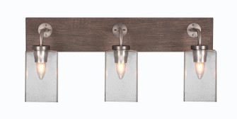 Oxbridge Three Light Bathroom Lighting in Graphite & Painted Distressed Wood-look (200|1773-GPDW-530)