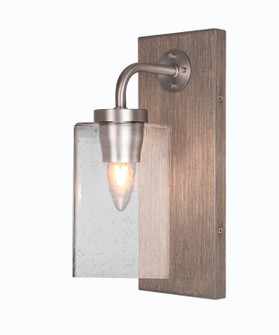 Oxbridge One Light Wall Sconce in Graphite & Painted Distressed Wood-look (200|1771-GPDW-530)