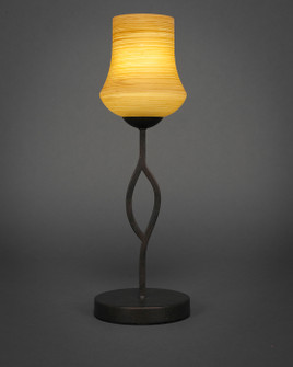 Revo One Light Mini Table Lamp in Dark Granite (200|140-DG-680)