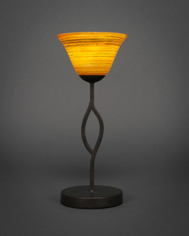 Revo One Light Mini Table Lamp in Dark Granite (200|140-DG-454)