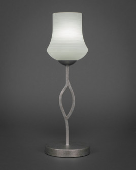 Revo One Light Mini Table Lamp in Aged Silver (200|140-AS-681)