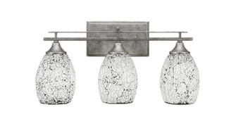 Uptowne Three Light Bath Bar in Aged Silver (200|133-AS-4165)