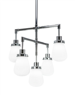 Meridian Five Light Chandelier in Chrome (200|1238-CH-470)