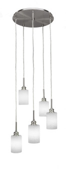 Edge Five Light Mini Pendant in Brushed Nickel (200|1175-BN-310)