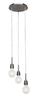 Edge LED Mini Pendant in Brushed Nickel (200|1173-BN-LED45C)