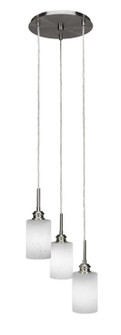 Edge Three Light Mini Pendant in Brushed Nickel (200|1173-BN-310)