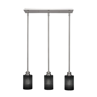 Edge Three Light Mini Pendant in Brushed Nickel (200|1153-BN-4069)