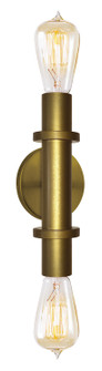 Firenze Wall Sconce in Satin Brass (408|WS327DSBRTL8C)