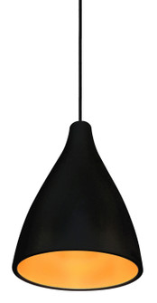 LED Pendant in Aluminia Black (408|PD249BLGORTL6BM)