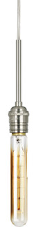 Retro Tubular LED Pendant in Satin Nickel (408|PD157ASNLA12M)