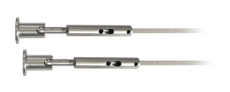 Slimline Turnbuckles in Satin Nickel (408|CSSLTRNBKLSN)