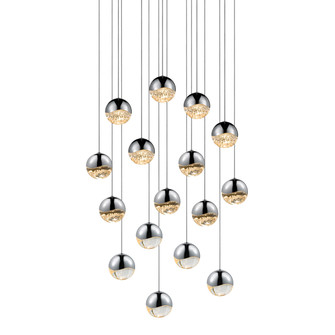 Grapes LED Pendant in Polished Chrome (69|2923.01-MED)