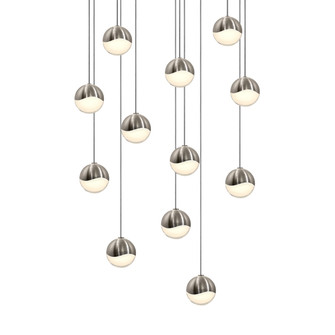 Grapes LED Pendant in Satin Nickel (69|2917.13-SML)