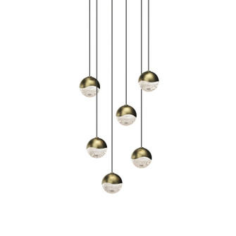 Grapes LED Pendant in Brass Finish (69|2915.14-SML)