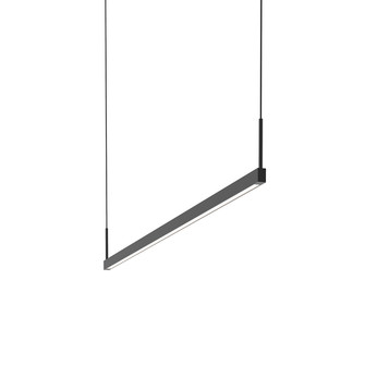 Thin-Line LED Pendant in Satin Black (69|2816.25-4)