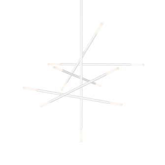 Qux LED Pendant in Satin White (69|2201.03)